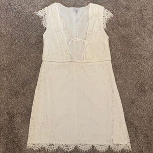 White Lace Formal dress
